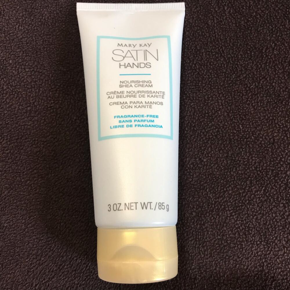 Mary Kay Satin Hands Nourishing Shea Cream Fragrance Free 3 Oz.